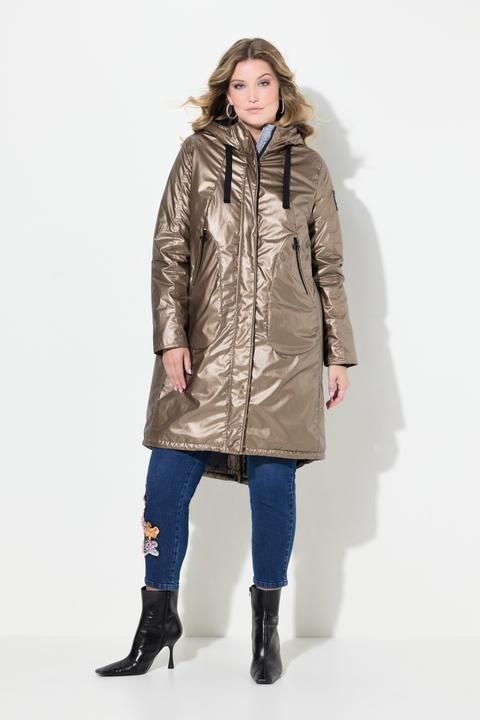 Produktbild Miamoda Jacke, A-Linie, farbiges Futter, Kapuze (52)
