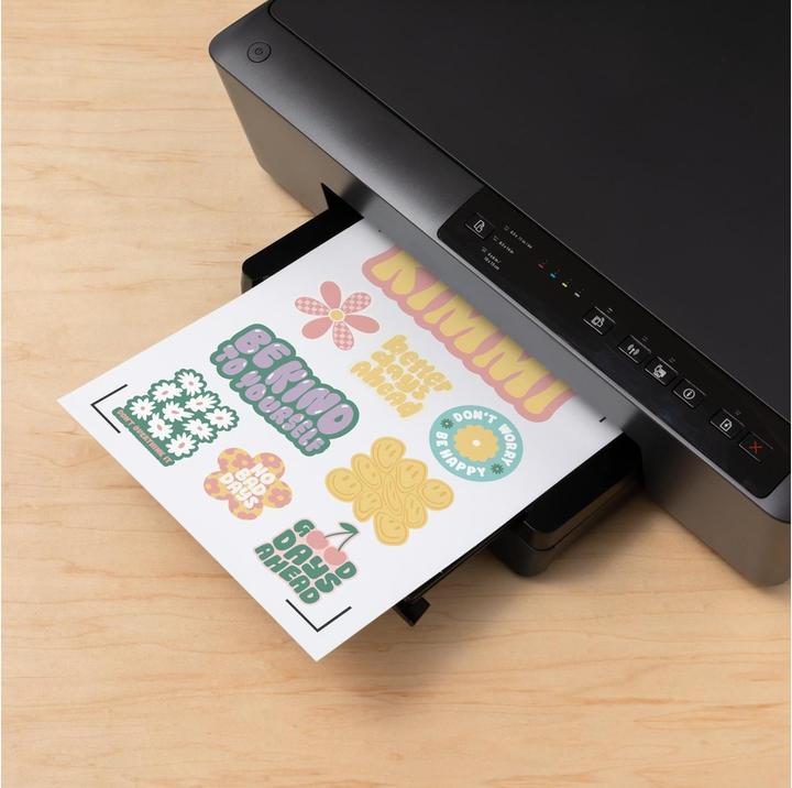 Productafbeelding Cricut Stickerpapier Joy Xtra bedrukbaar A4, 8 stuks, wit (0 g/m², 8 x)