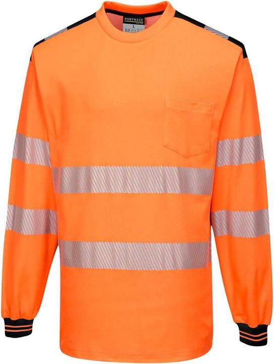 Portwest PW3 TShirt Vêtements de signalisation Sécurité Manches Longues (XXL)
