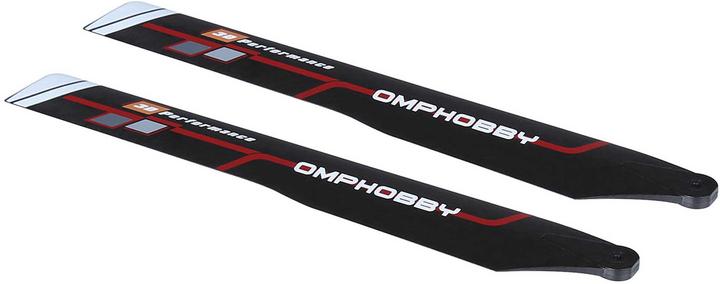 OMP Hobby Hauptrotorblätter Rot M2 - Evo