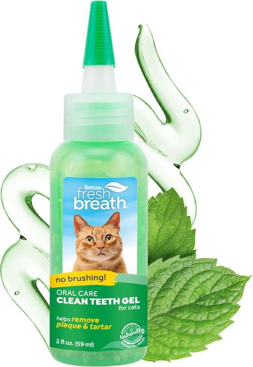 Image du produit Tropiclean Gel de soin buccal Clean Teeth pour chat (Chat)