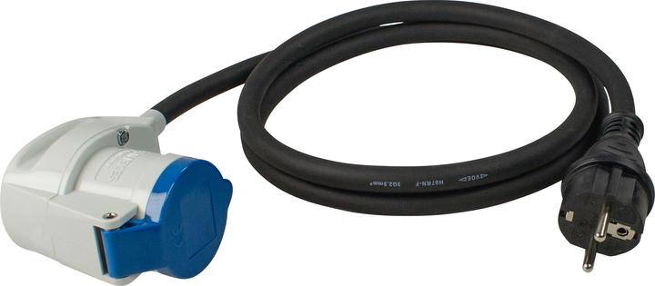 Produktbild As - Schwabe Camping Schutzkontaktsteckerstecker Adapterleitung (CEE 7/7, CEE)
