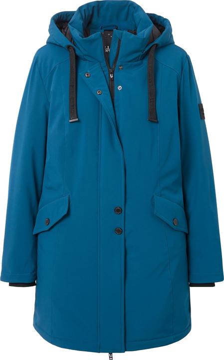 Produktbild Ulla Popken HYPRAR Long-Softshelljacke, wasserabweisend+wattiert, Kapuze (50, 52)