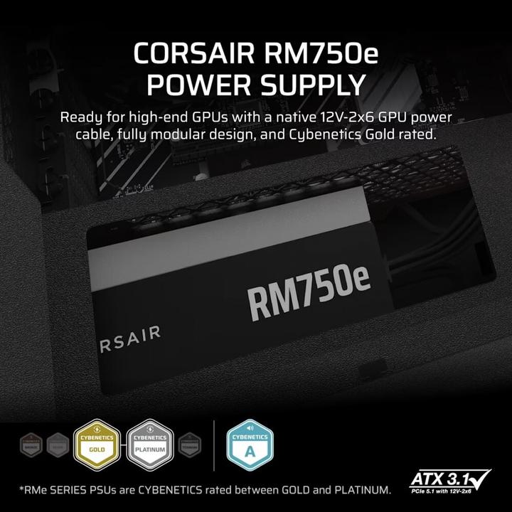 Image du produit Corsair RM750e (750 W)