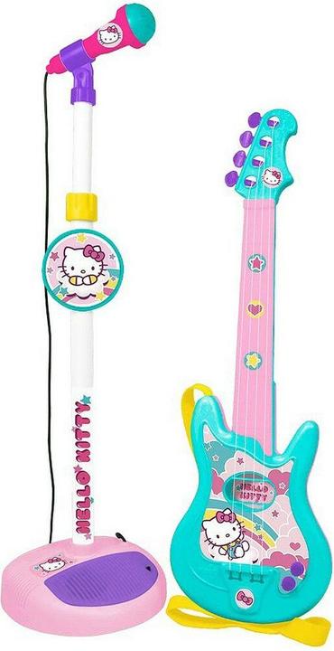 Actual product image Reig Children's guitar Hello Kitty microphone (Spanish)