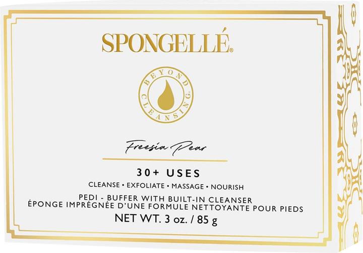 Actual product image Spongellé Pedi-Buffer - Freesia Pear (Foot bath)