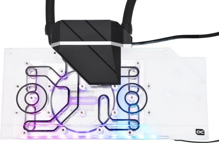 Actual product image Alphacool Eiswolf 2 GPU AIO 360mm Radeon RX 6800XT/6900XT Nitro+ with backplate