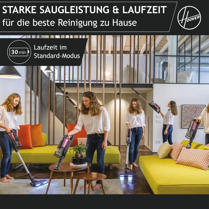 Actual product image Hoover HF9 HF920H 011 Rose, Pink Bagless