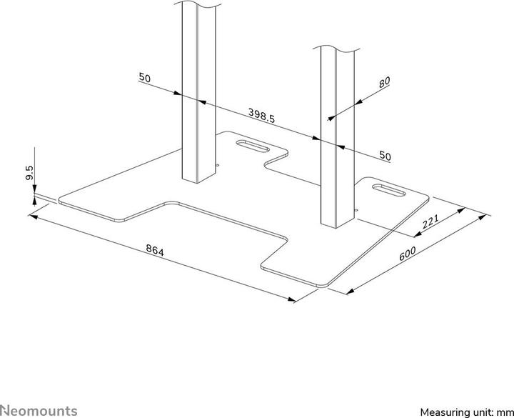 Produktbild Neomounts BOS Bodenplatte (Boden)