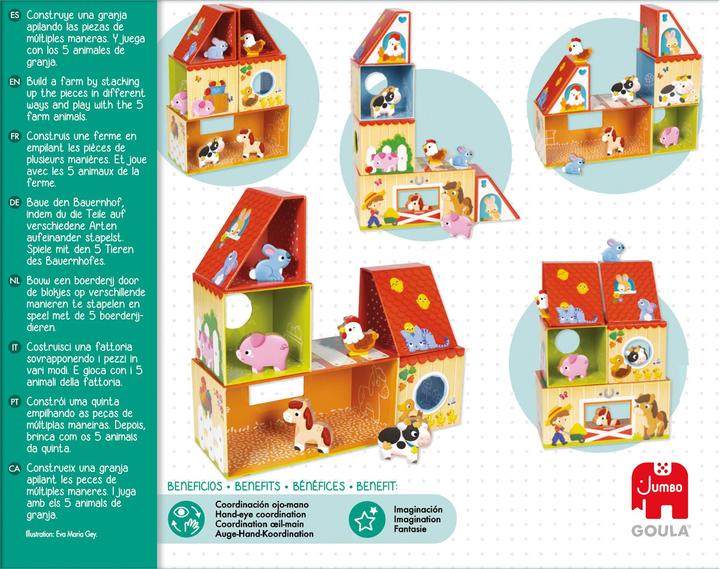 Produktbild Goula Bauernhof-Baukasten 53470 (10 pcs)