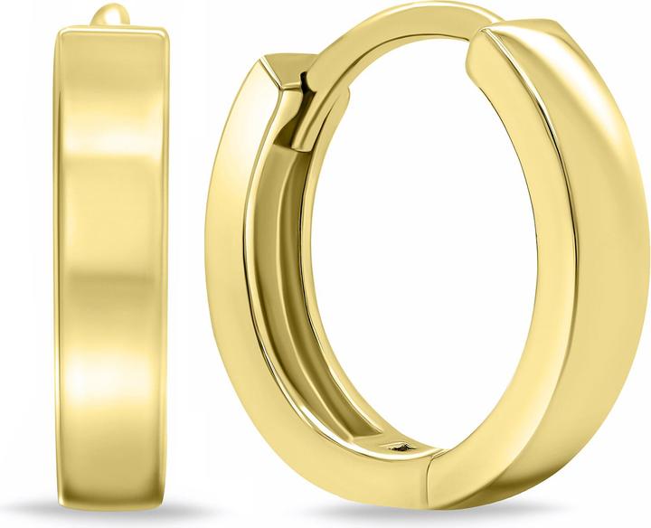 Produktbild Brilio Silver - Minimalist gold-plated earrings EA687Y
