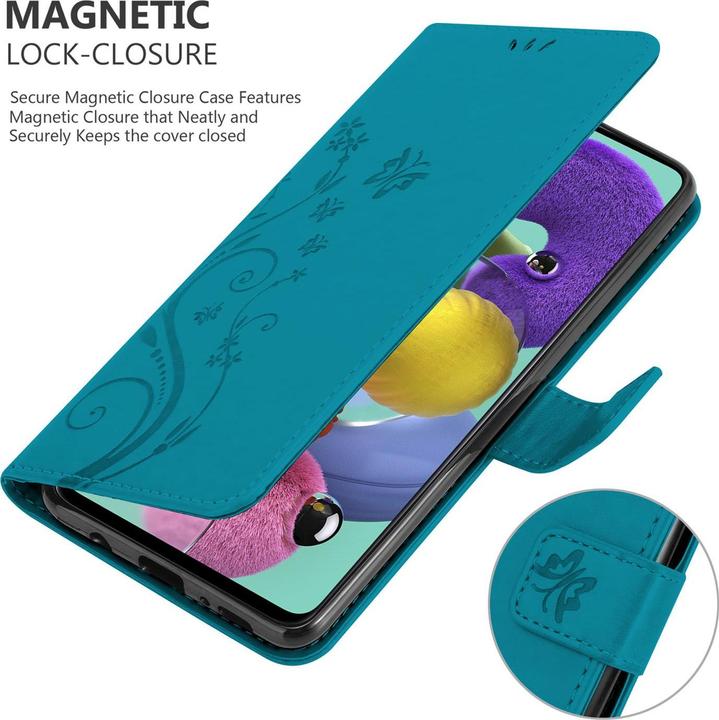 Produktbild Cadorabo Flower Book Cover (Samsung Galaxy A51 5G)