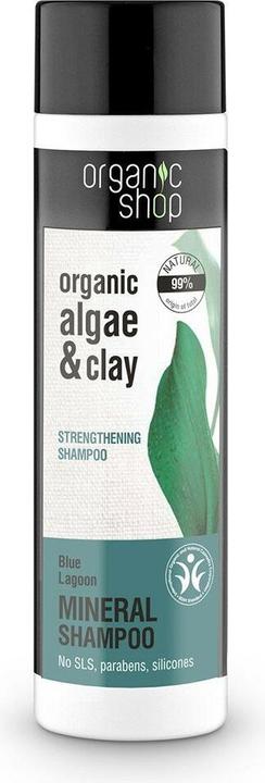 Actual product image Organic Shop Organic Algae & Clay Strengthening Shampoo - 280ML (280 ml, Liquid shampoo)