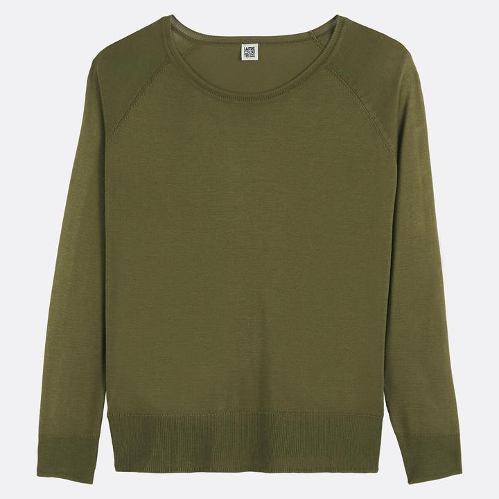 Produktbild La Redoute Collections Pullover mit Rundhalsausschnitt aus Feinstrick (M)