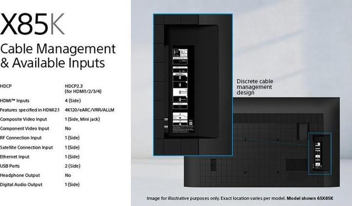 Actual product image Sony KD-43X85K (43", X85K, LCD, 4K, 2022)