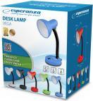 Actual product image Esperanza Table lamp ELD109B lampka birkowa e27 vega blue (E27)