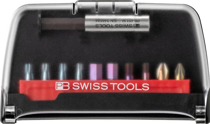 Actual product image PB Swiss Tools Bit set PB C6 700 BC 2PH 4EX 4TX (HX 6, PH1, HX 3, TX20, TX25, HX 4, PH2, HX 5, TX15, TX10)