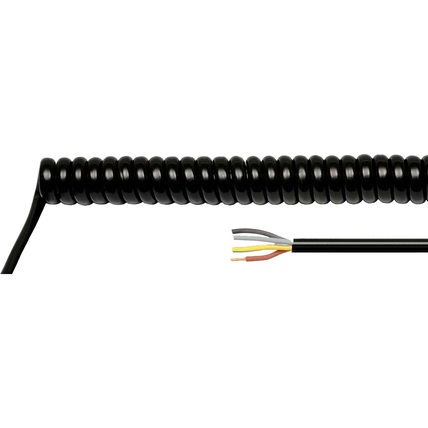 Tubo + Canalina per cavi, HEL PUR-Spiralkabel WL1400