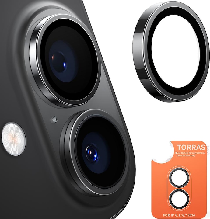 Image du produit Torras Lensguard (Apple iPhone 16 Plus, Apple iPhone 16, Apple iPhone 16 Pro)