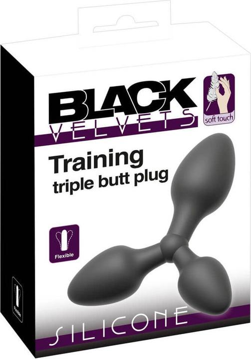 Produktbild Black Velvets Training triple butt plug