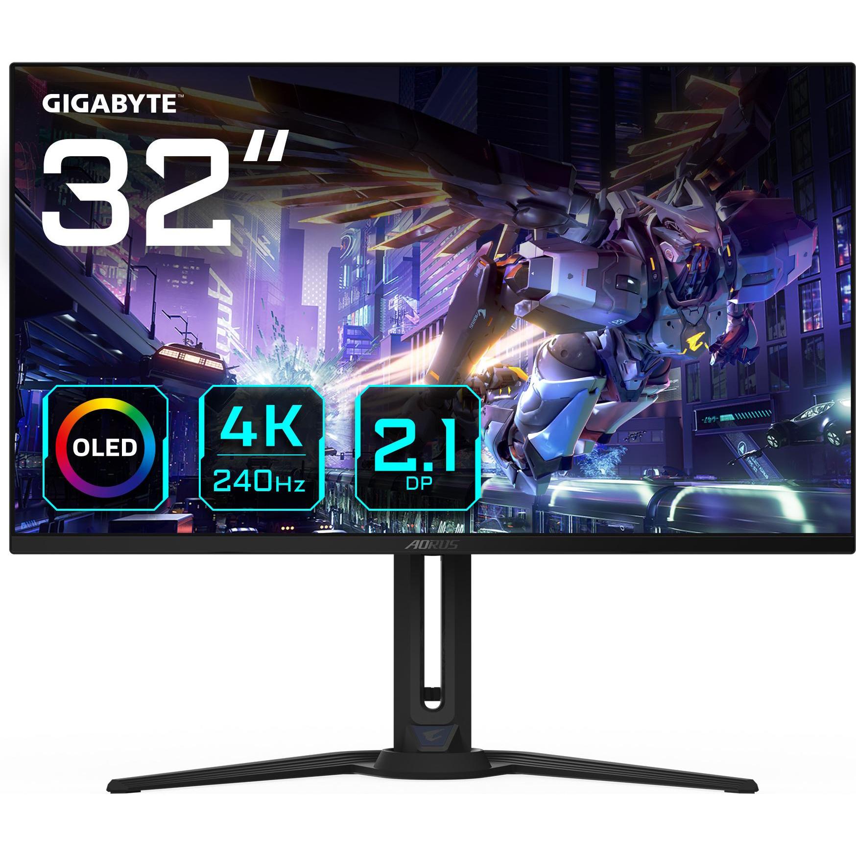 Gigabyte Aorus FO32U2P (3840 x 2160 Pixel, 31.50"), Monitor, Schwarz
