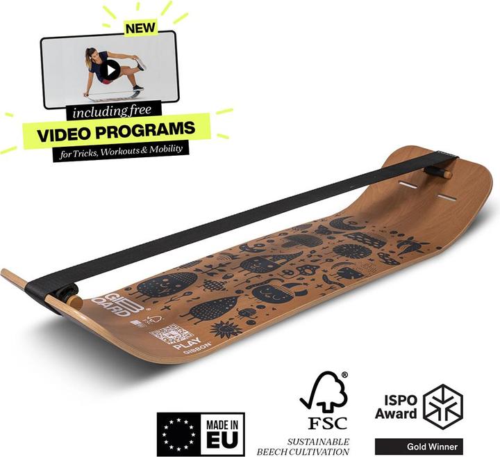 Produktbild Gibbon Giboard Set Play Black (1.06 m)