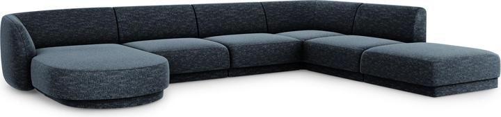 Image du produit Micadoni Canapé D'Angle Panoramique (Côté Droit), "Miley", 6 Places, 330x255x70Fabriqué en Europe (Paysage de canapé)