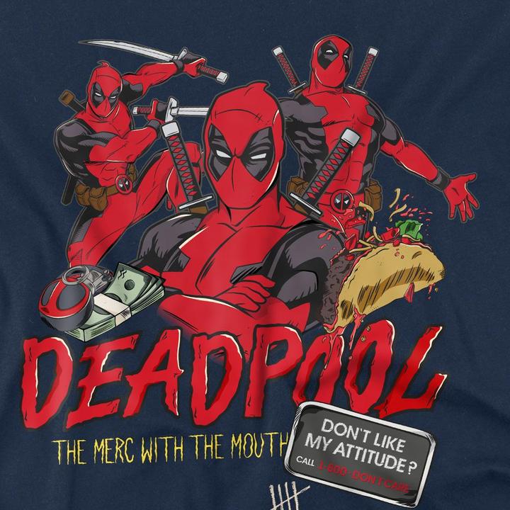 Produktbild Deadpool Attitude TShirt (4XL)