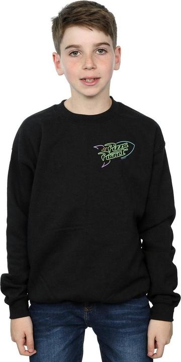 Produktbild Disney Toy Story Neon Pizza Planet Breast Print Sweatshirt Jungen (116)