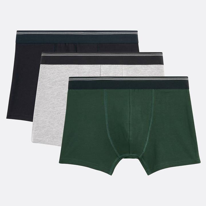 Actual product image La Redoute Collections 3er-Pack Boxershorts aus Baumwoll-Stretch (L, pack of 3)
