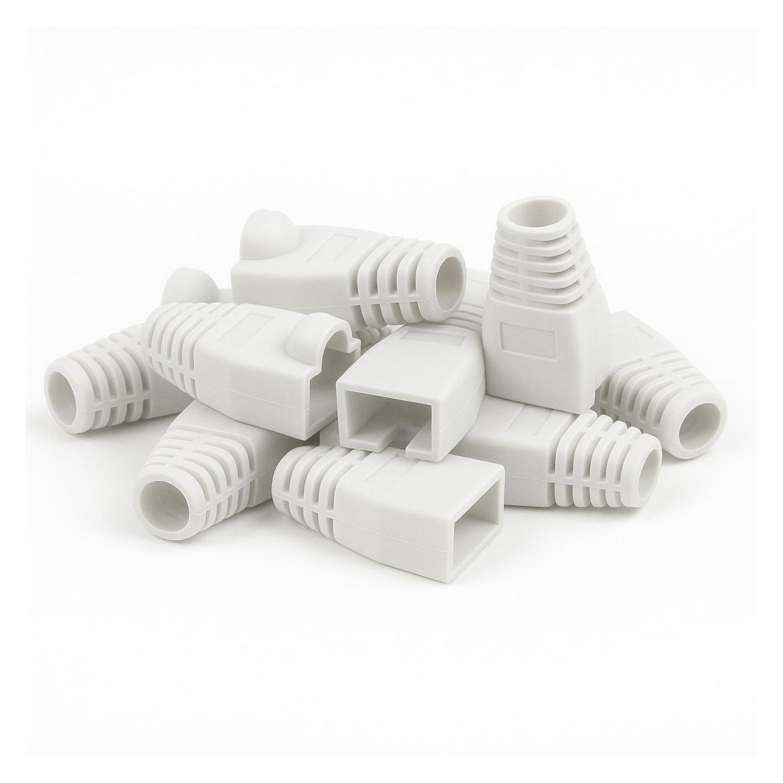 Danicom RJ45 Tule Weiss - 10 Stück, Zubehör Netzwerk