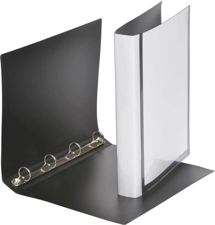 Image du produit Foldersys Classeur à anneaux 4 anneaux noir 4,0 cm DIN A4 (A4, 40 mm, 1 pièce(s))