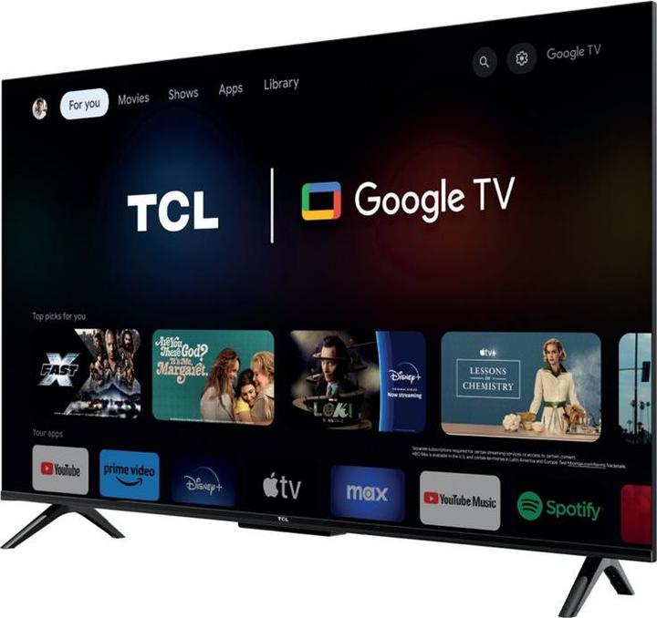 Produktbild TCL 43T69C (43", QLED, 4K, 2025)