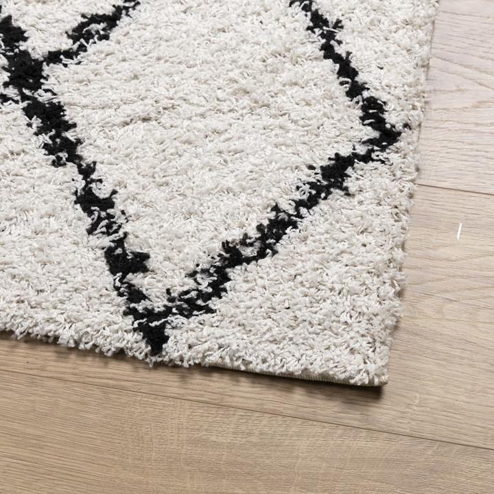Actual product image vidaXL Shaggy high pile modern carpet (200 x 100 cm)