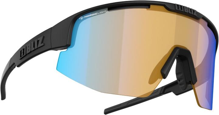 Actual product image Bliz Matrix Nano Optic Nordic Light (Matt Black, orange w blue multi)