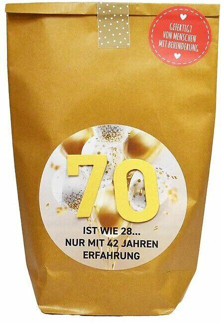 Actual product image Wunderle Wonder bag 70th birthday (1x)