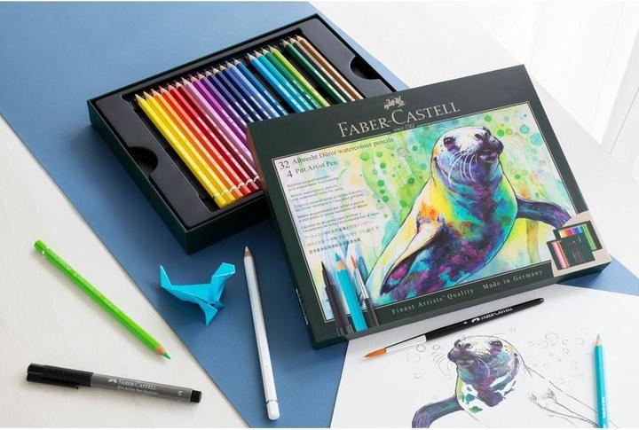 Actual product image Faber-Castell Albrecht Dürer & Pitt artist Pen 37er Set (Multicoloured, 37 x)