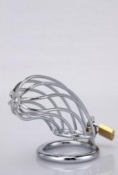 Actual product image XXdreamSToys Metal Cock Cage Banana Shape