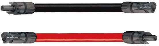 Immagine prodotto Uniteck Solarkabel rot schwarz 4mm2 MC4 10m (Cavo solare)