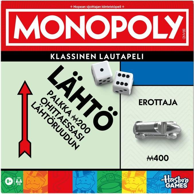 Image du produit Monopoly HAS MON boardgame Classic Refresh FIN (Finlandais)