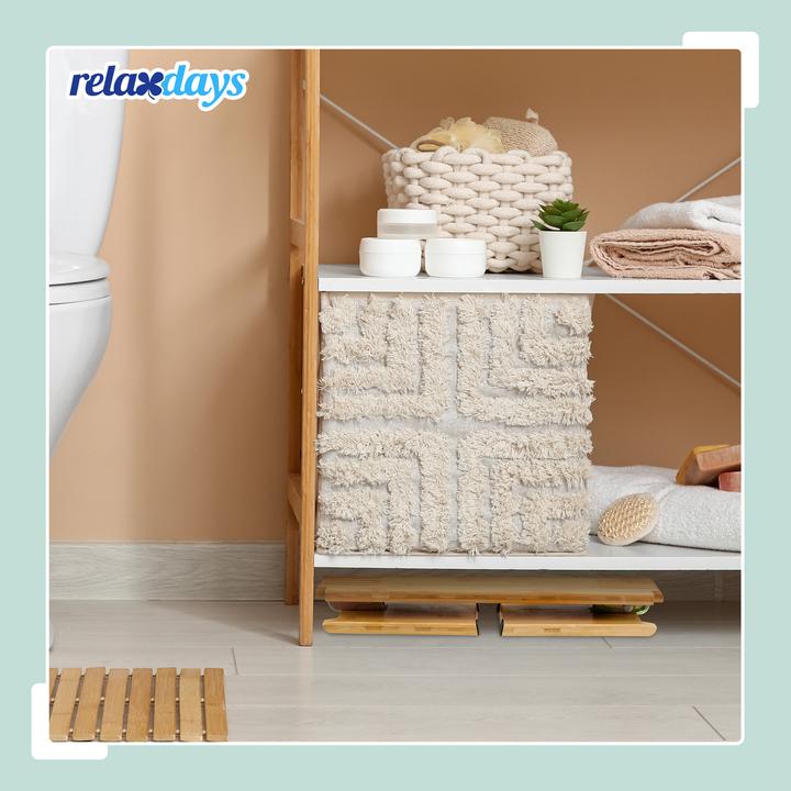 Actual product image Relaxdays Toilettenhocker