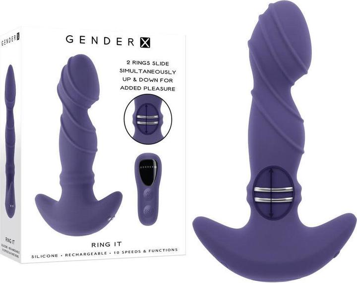 Actual product image Gender X ring it