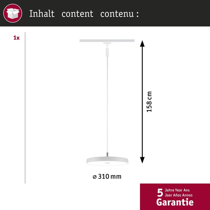 Immagine prodotto Paulmann PAUL Faretto a binario LED (1400 lm)