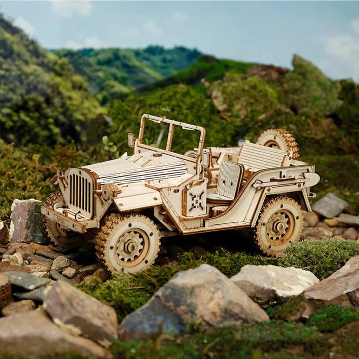 Actual product image Rokr MC701 - Army Field Car