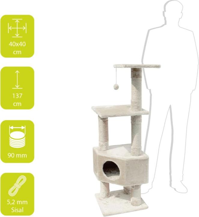 Produktbild EBI Classic Tree Loonaa (137 cm, Creme)