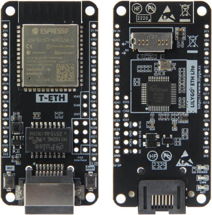 Actual product image Lilygo T-ETH-Lite ESP32-S3 W5500 Ethernet module
