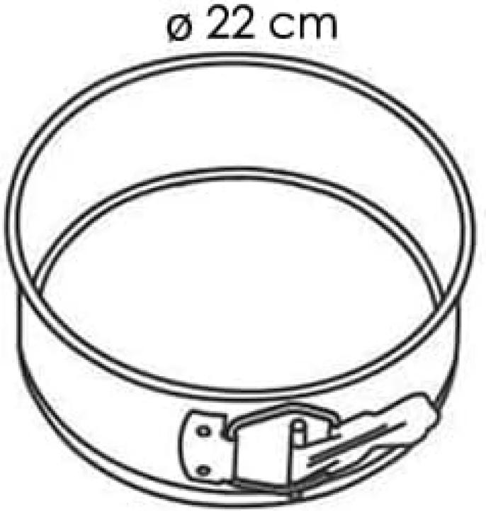 Produktbild Tescoma Delícia Black Edition Spring-Tortenform Ø 22 cm (22 cm)