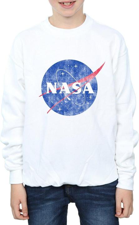 Produktbild Nasa Classic Insignia Logo Distressed Sweatshirt Jungen (152, 158)