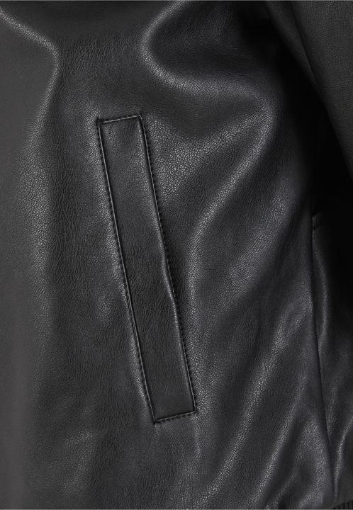 Actual product image Urban Classics Synthetic Leather Blouson black S (S)