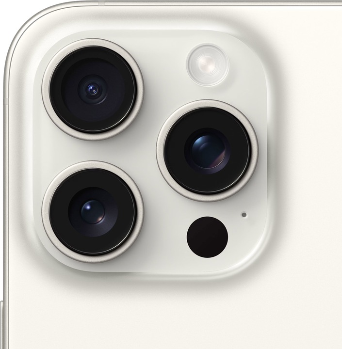 Produktbild Apple iPhone 15 Pro Max (512 GB, White Titanium, 6.70", SIM + eSIM, 48 Mpx, 5G)